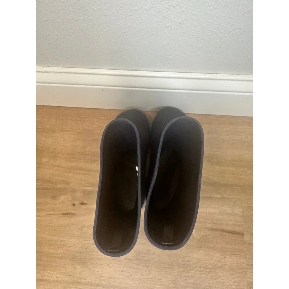 Target Rain Boots Kids Size 13 Navy Blue Waterproof Rubber Puddle Jumpers Spring